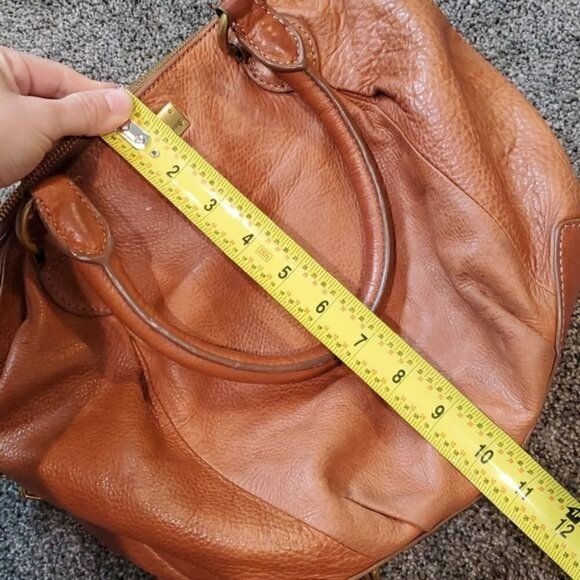 J.Crew Brompton Mini Hobo brown leather bag Style#63020 - Picture 14 of 16